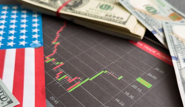 Grafico del deficit commerciale USA