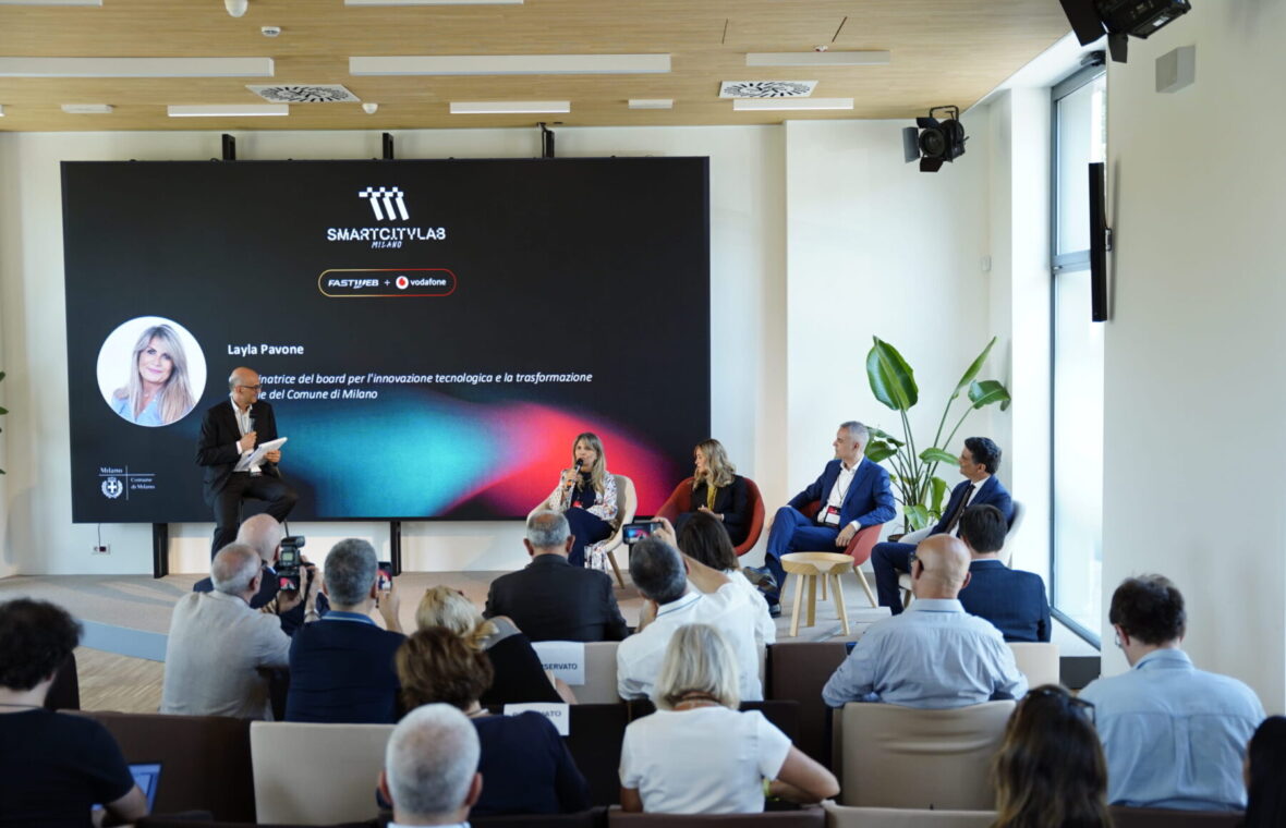 Inaugurazione dell'Innovation Hub di Fastweb e Vodafone a Milano