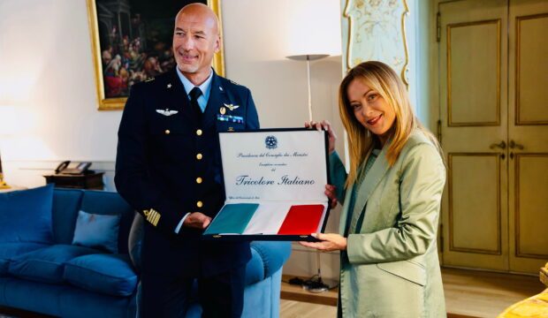 Incontro tra Giorgia Meloni e Luca Parmitano