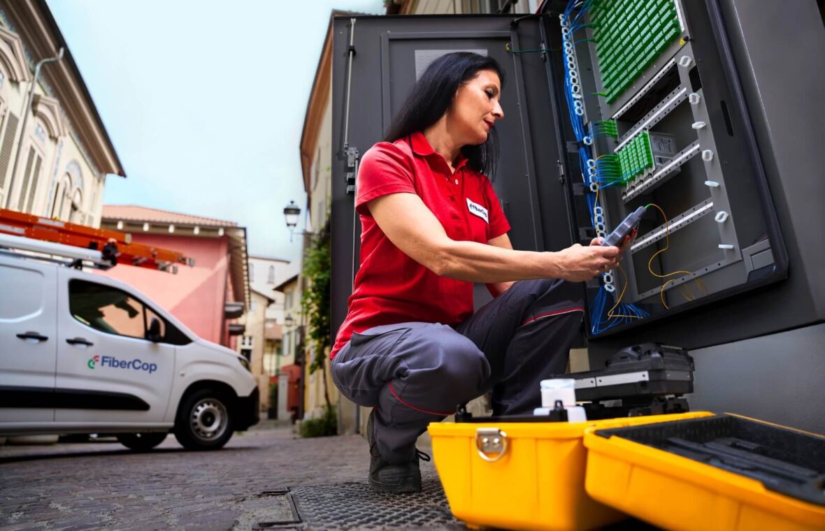 Immagine di Fibercop e Nokia per il monitoraggio intelligente della fibra ottica