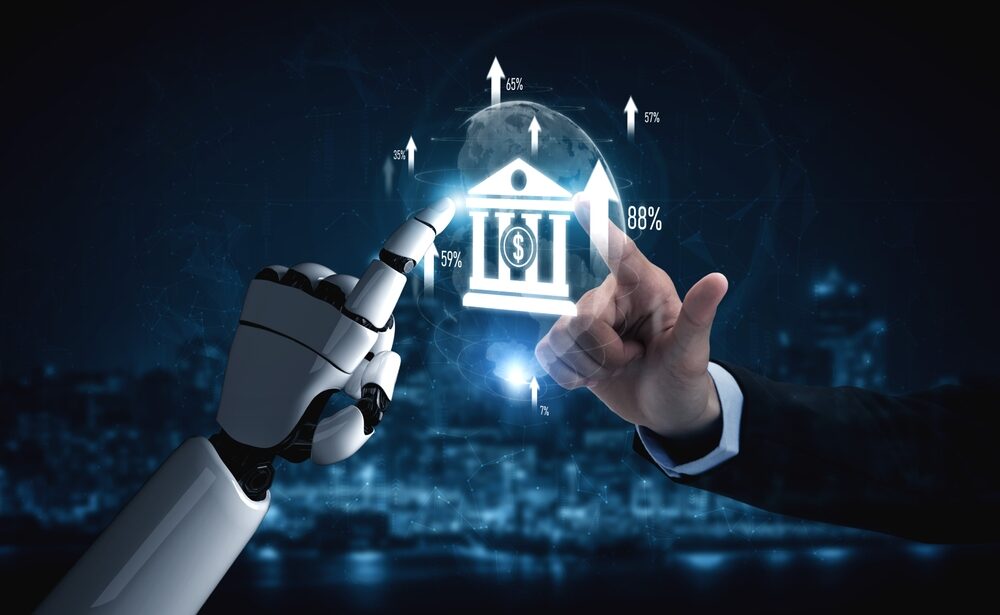 Rappresentazione grafica dell'intelligenza artificiale nei pagamenti