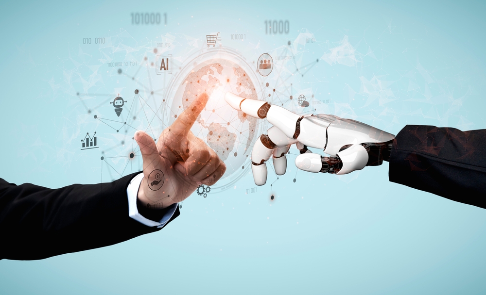 Grafica sull'intelligenza artificiale negli acquisti