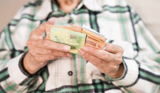 Grafico sull'andamento delle pensioni