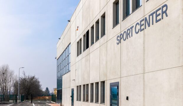 Esterno del Santa Corinna Sport Center