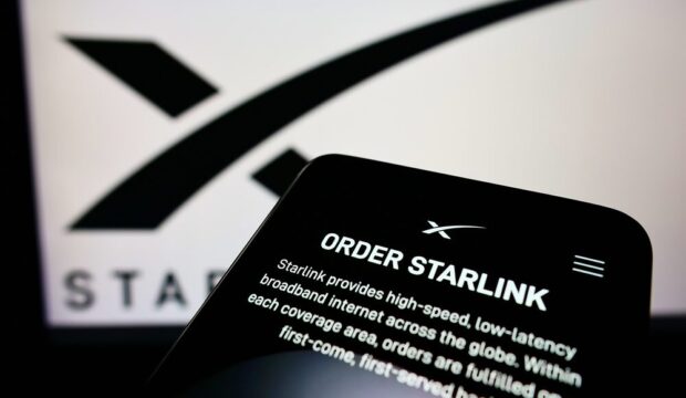 Aeromobile United Airlines con Starlink